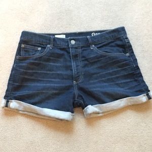 Dark blue Gap denim shorts